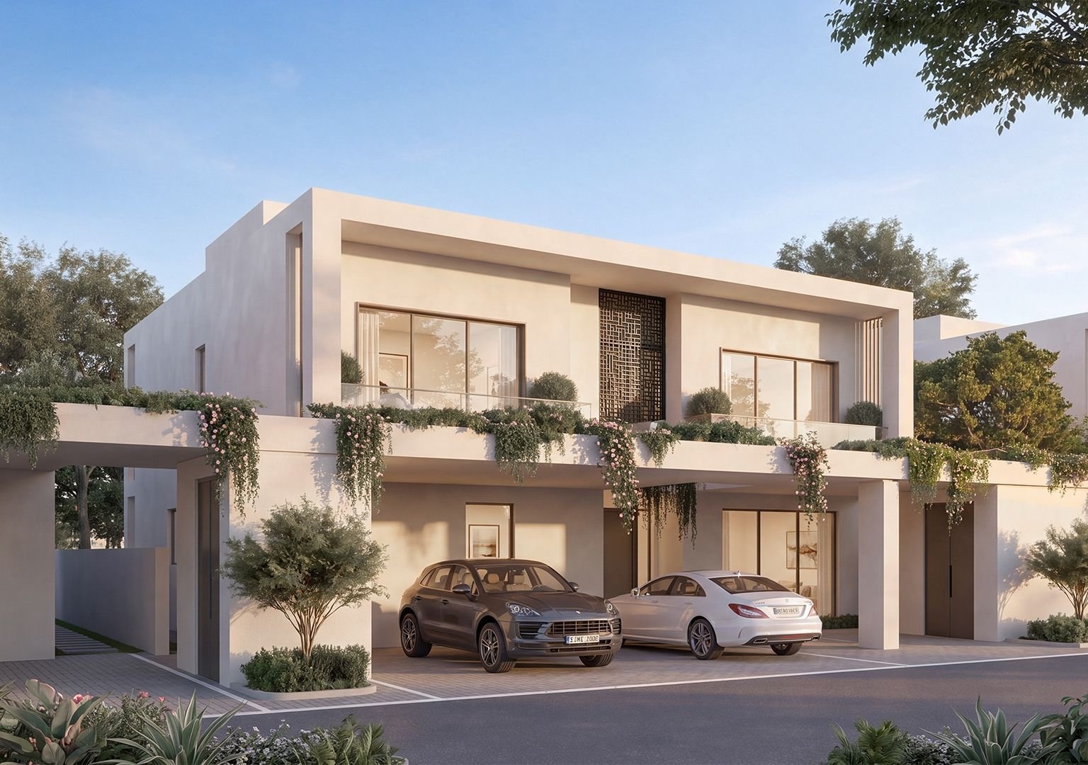 4-bedroom villa at Wadeem Gardens, official Modon render